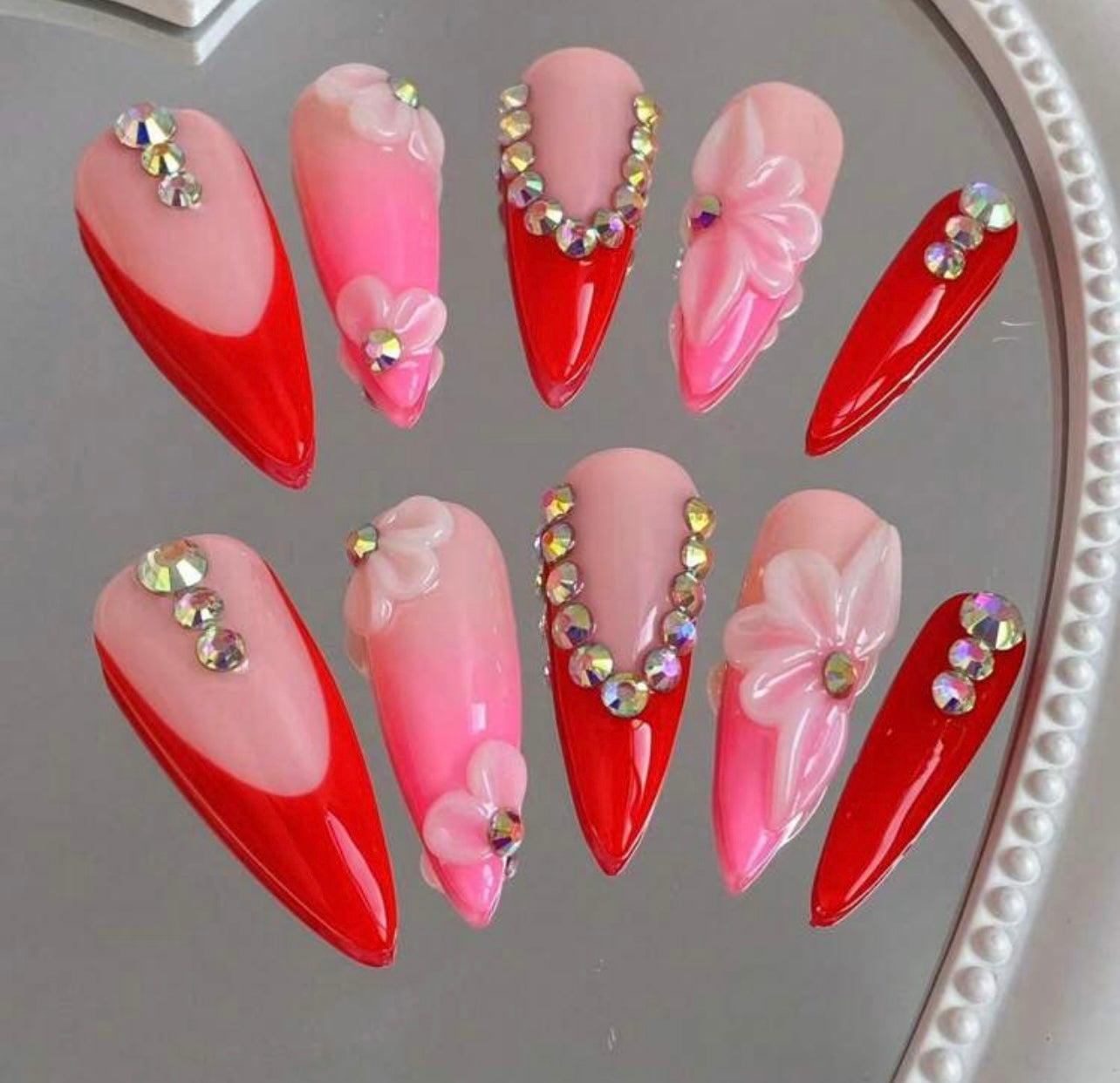 Pink & Red Floral