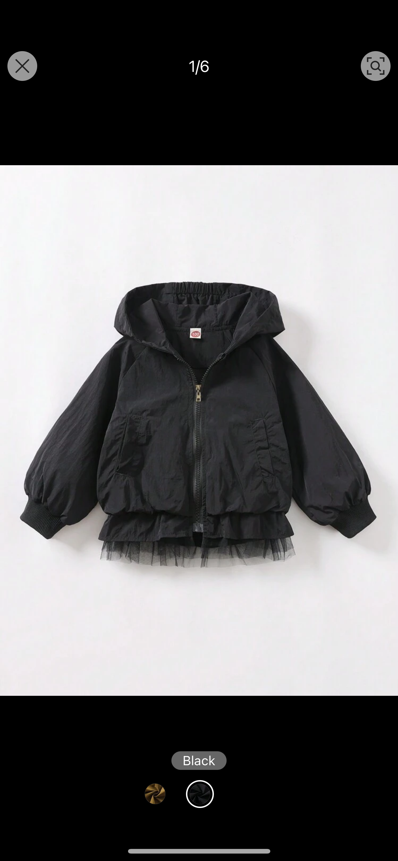 Black Toddler Jacket