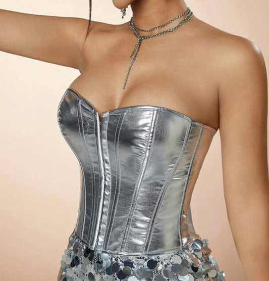 Silver Corset