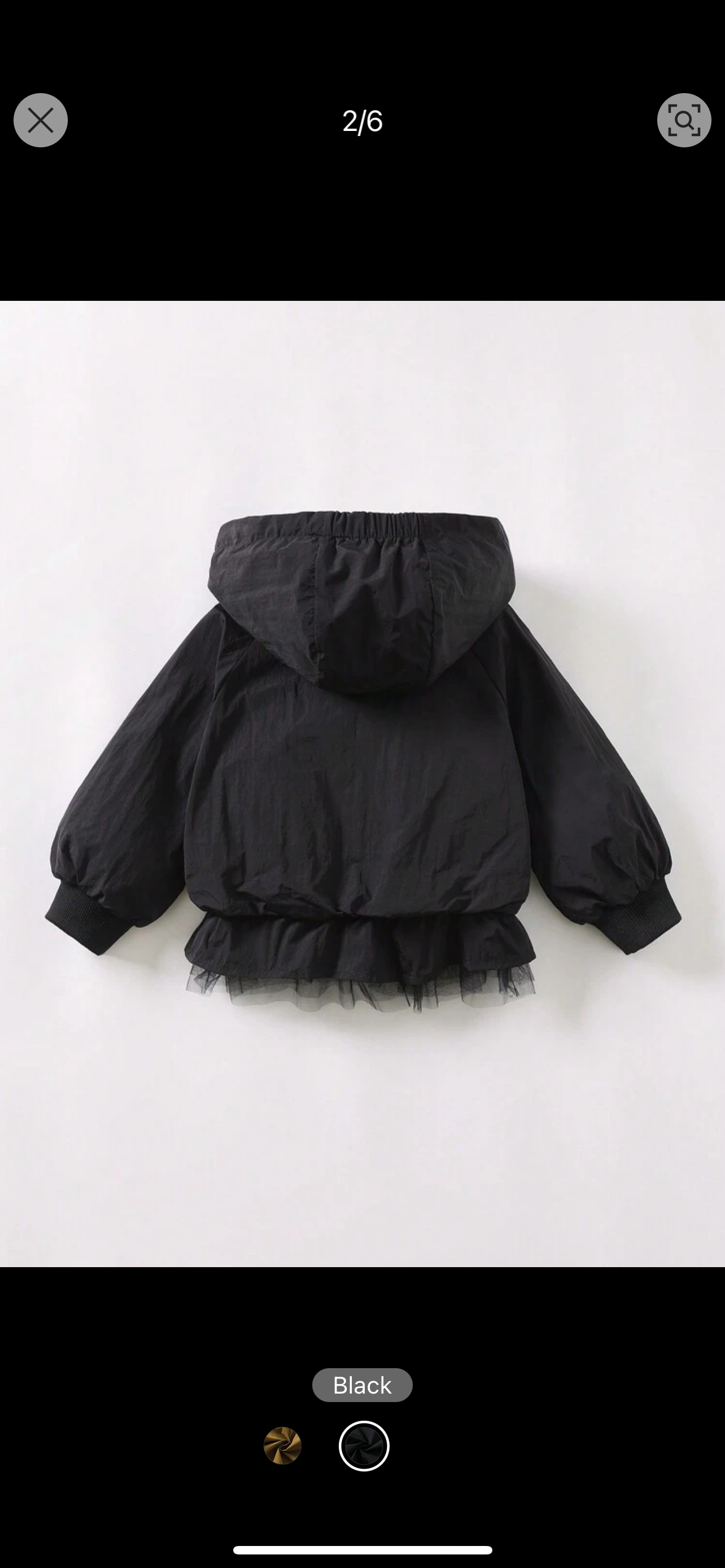 Black Toddler Jacket