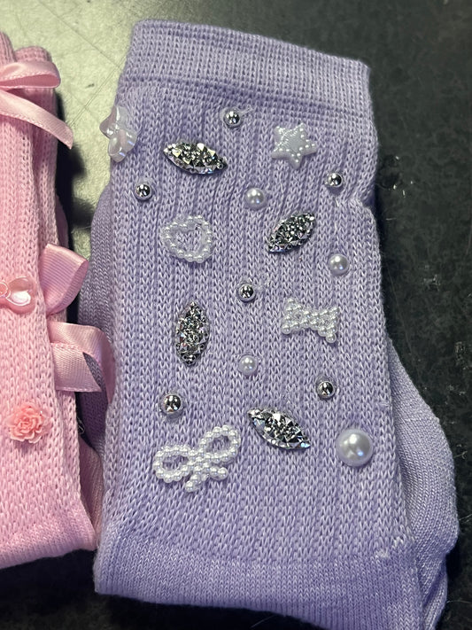 Purple Toddler Junk Socks