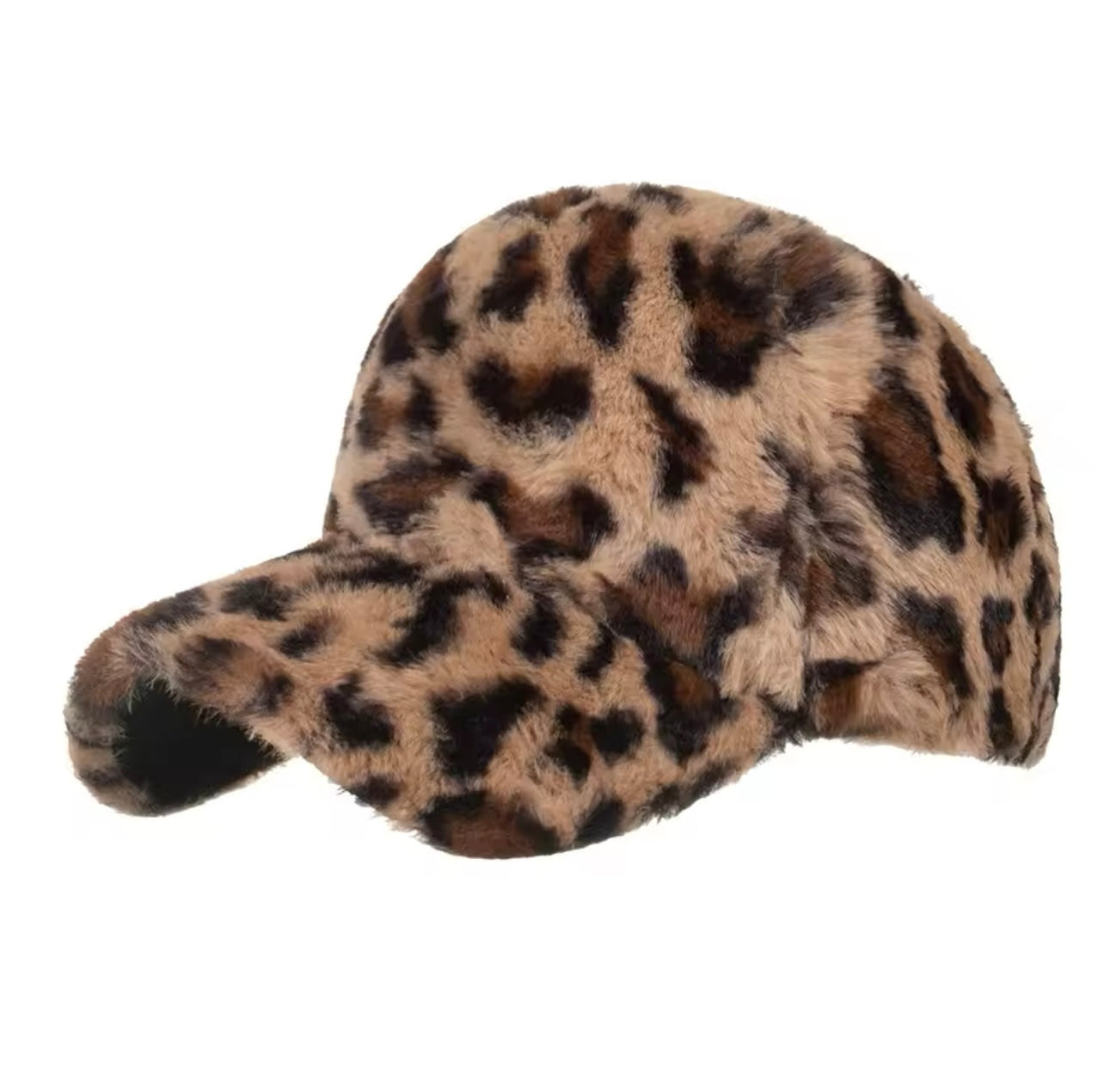 Animal Print Fur Hat