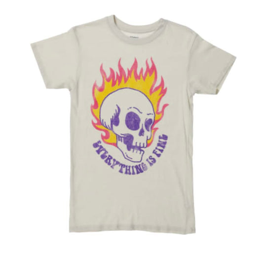 Skull Head Graphic T shirt