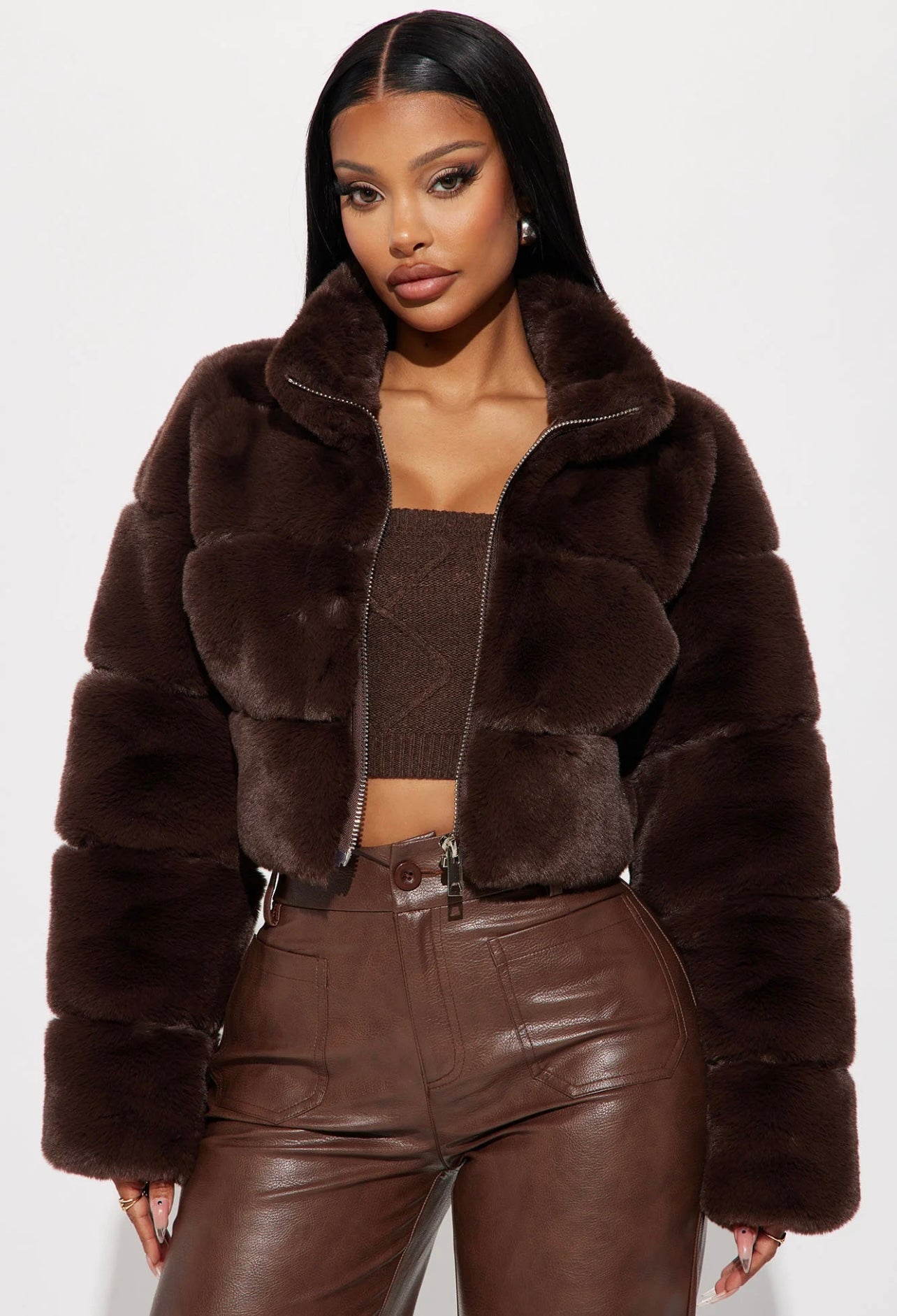 Brown Fur Jacket