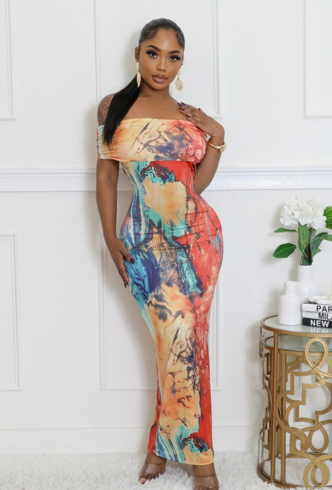 Colorful Marble Maxi